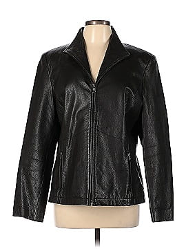 Kenneth Cole REACTION Leather Jacket (view 1)