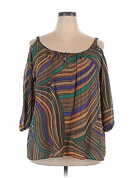 Miss Tina by Tina Knowles Long Sleeve Blouse (view 1)