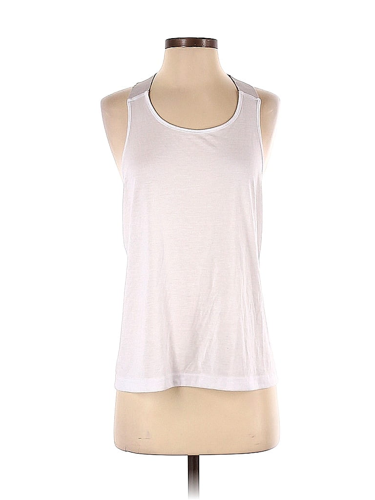Alo White Sleeveless T-Shirt Size M - photo 1
