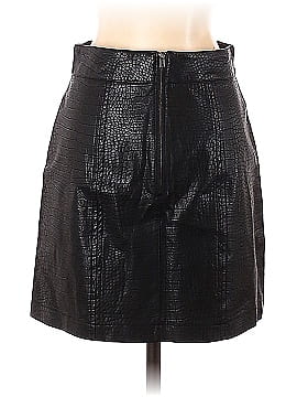Allie Rose Faux Leather Skirt (view 2)