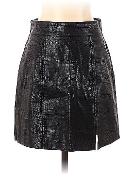 Allie Rose Faux Leather Skirt (view 1)