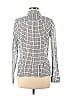 Halogen Checkered-gingham Houndstooth Tweed Gray Long Sleeve Blouse Size M - photo 2