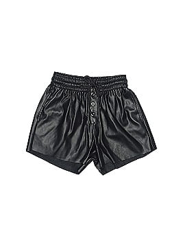 Taboo Faux Leather Shorts (view 1)