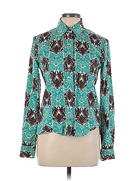 Carolina Herrera Long Sleeve Button-Down Shirt (view 1)