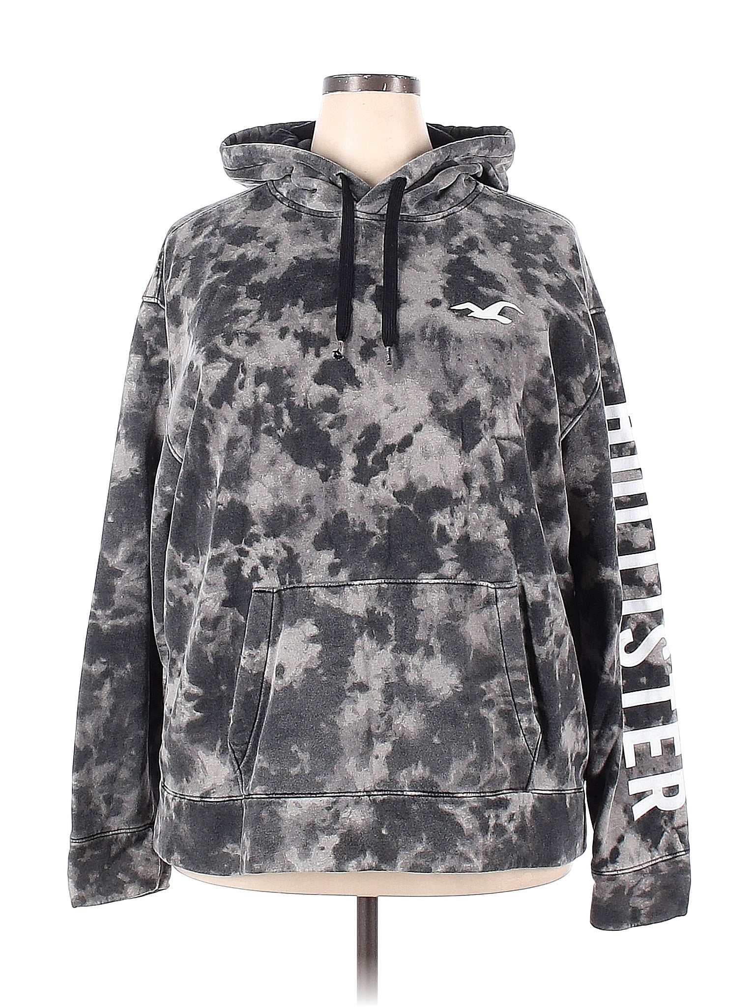 Hollister Gray Pullover Hoodie Size XXL 60 off thredUP