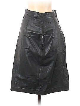 Brass Plum Faux Leather Skirt (view 1)