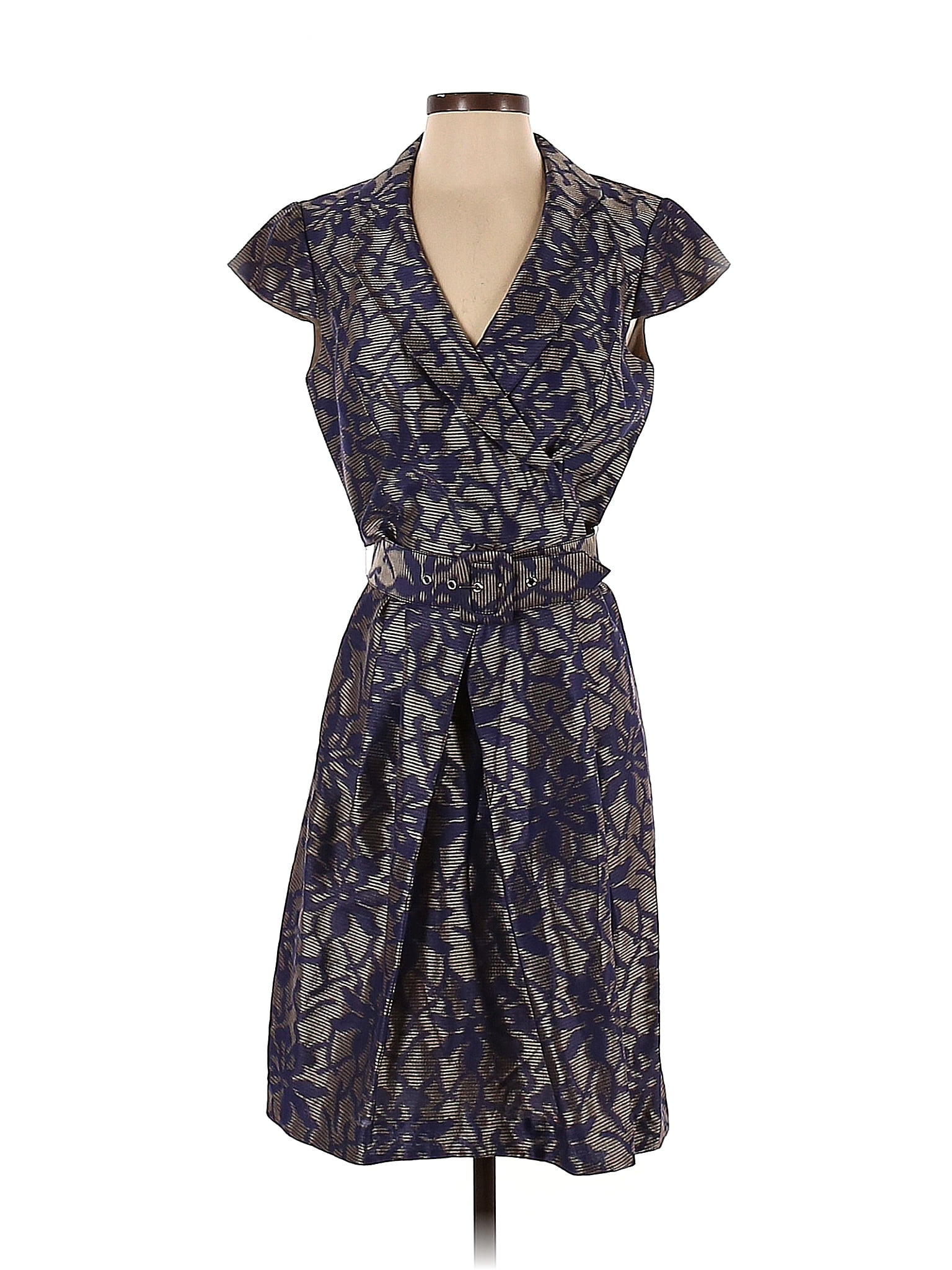 Aidan Mattox Blue Casual Dress Size 6 - 81% off | thredUP