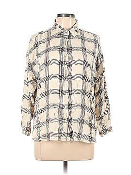 Ann Taylor LOFT Outlet 3/4 Sleeve Button-Down Shirt (view 1)