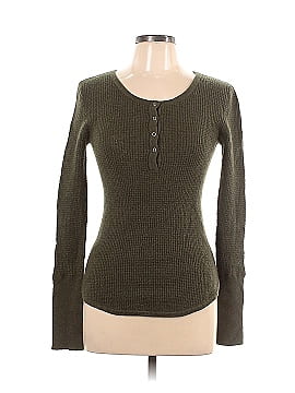 Aqua Cashmere Pullover Sweater (view 1)
