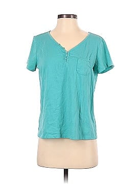 Karen Neuburger Collection Short Sleeve Henley (view 1)