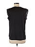 DKNY 100% Polyester Black Short Sleeve Blouse Size M - photo 2