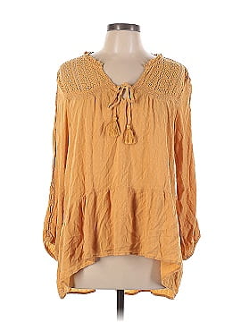 American Eagle Outfitters Long Sleeve Blouse (view 1)