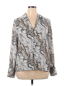 Worthington Long Sleeve Blouse (view 1)