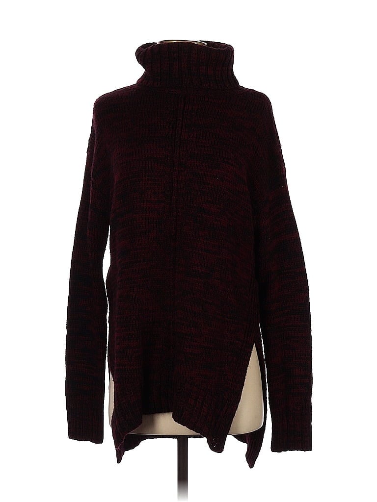 John & Jenn Burgundy Turtleneck Sweater Size S - photo 1