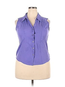 DressBarn Sleeveless Button-Down Shirt (view 1)