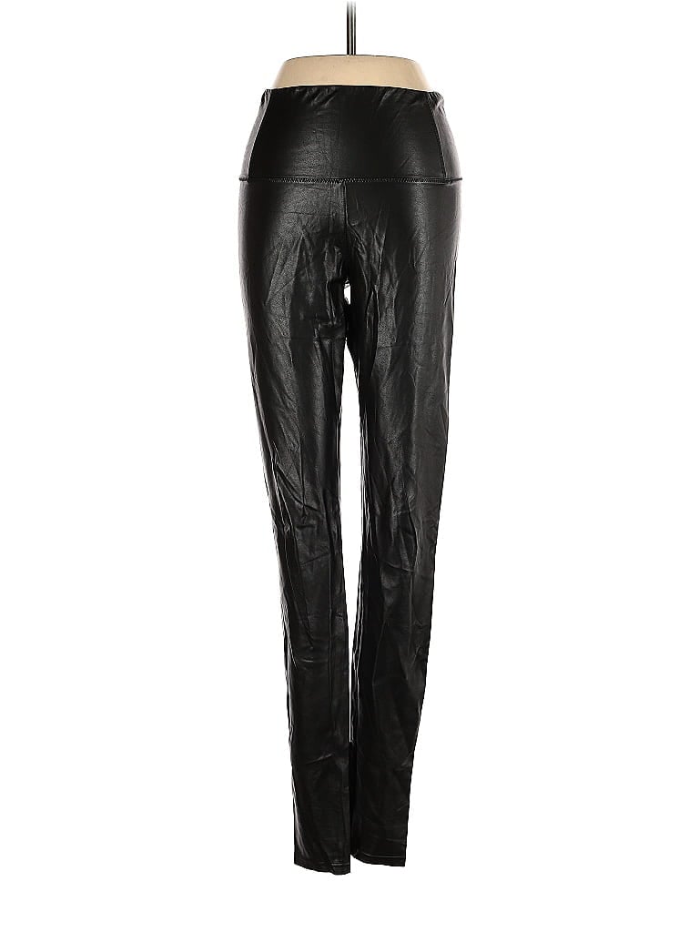 Pre-owned Wilfred Free Faux Leather Pants In Black