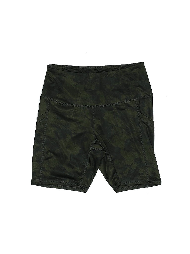 Z by Zella Tortoise Camo Green Athletic Shorts Size S - photo 1