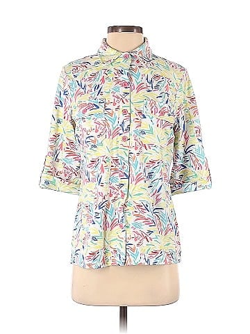 Lula b 3/4 Sleeve Button-Down Shirt (view 1)