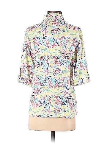 Lula b 3/4 Sleeve Button-Down Shirt (view 2)