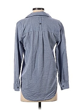 Topshop Long Sleeve Button-Down Shirt (view 2)