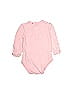 Youngland Pink Long Sleeve Onesie Size 12 mo - photo 2