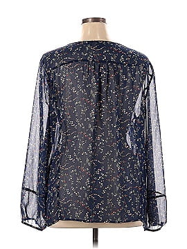 Soho JEANS NEW YORK & COMPANY Long Sleeve Blouse (view 2)