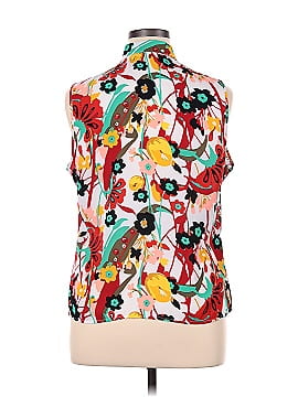 New York & Company Short Sleeve Blouse (view 2)
