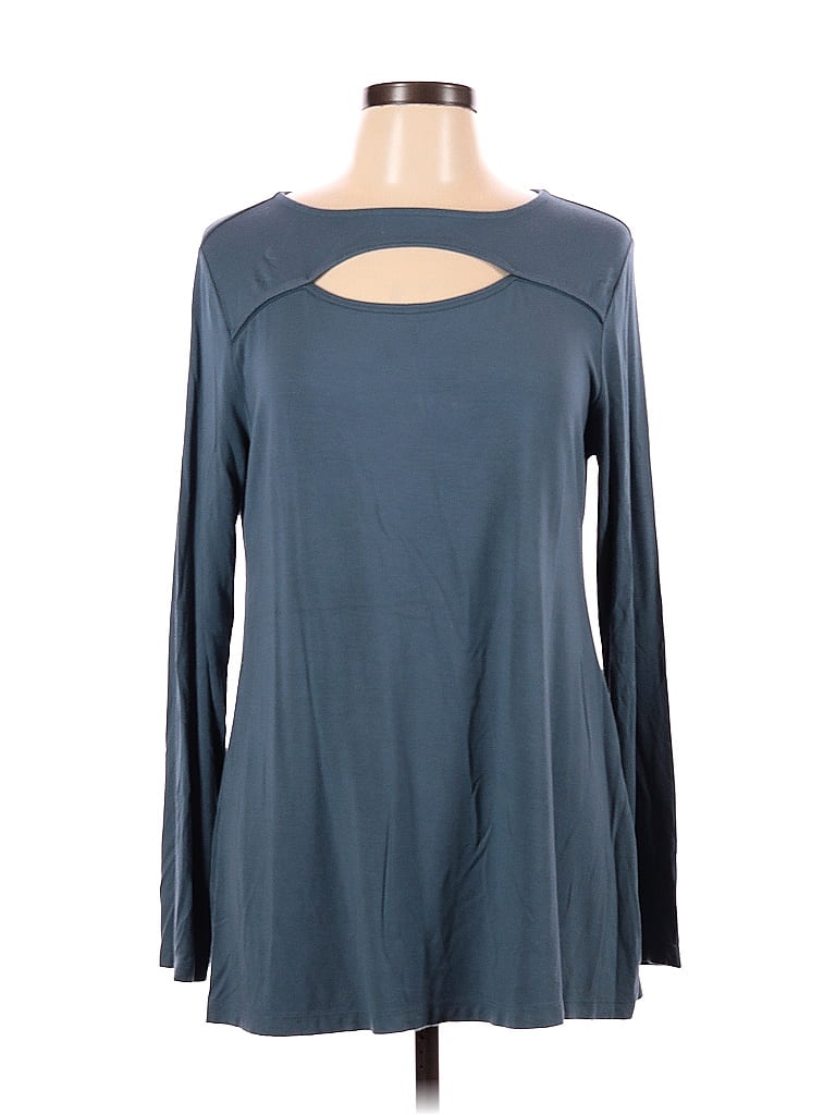 Soft Surroundings Blue Long Sleeve T-Shirt Size L - 62% off | thredUP