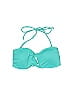 Abercrombie & Fitch Solid Teal Swimsuit Top Size M - photo 1