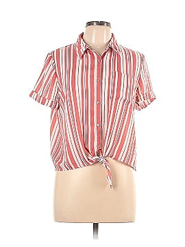 Hippie Rose Short Sleeve Button-Down Shirt (view 1)