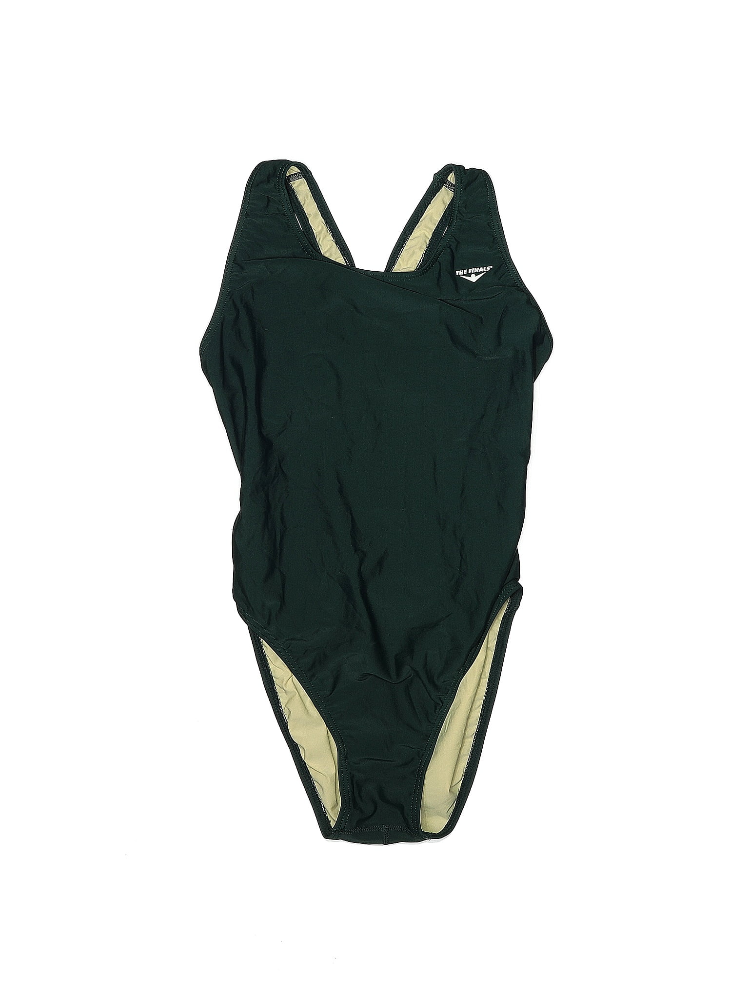 The Finals Solid Green One Piece Swimsuit Size M 58 Off Thredup