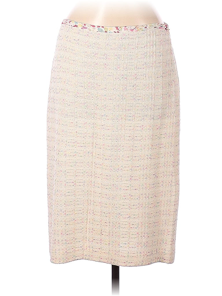 St. John Collection Tweed Ivory Casual Skirt Size 8 - photo 1