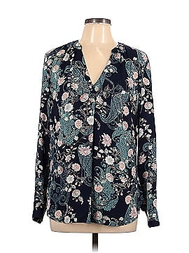 Soho JEANS NEW YORK & COMPANY Long Sleeve Blouse (view 1)
