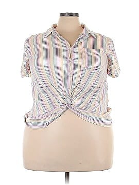 Perch by Blu Pepper Short Sleeve Button-Down Shirt (view 1)