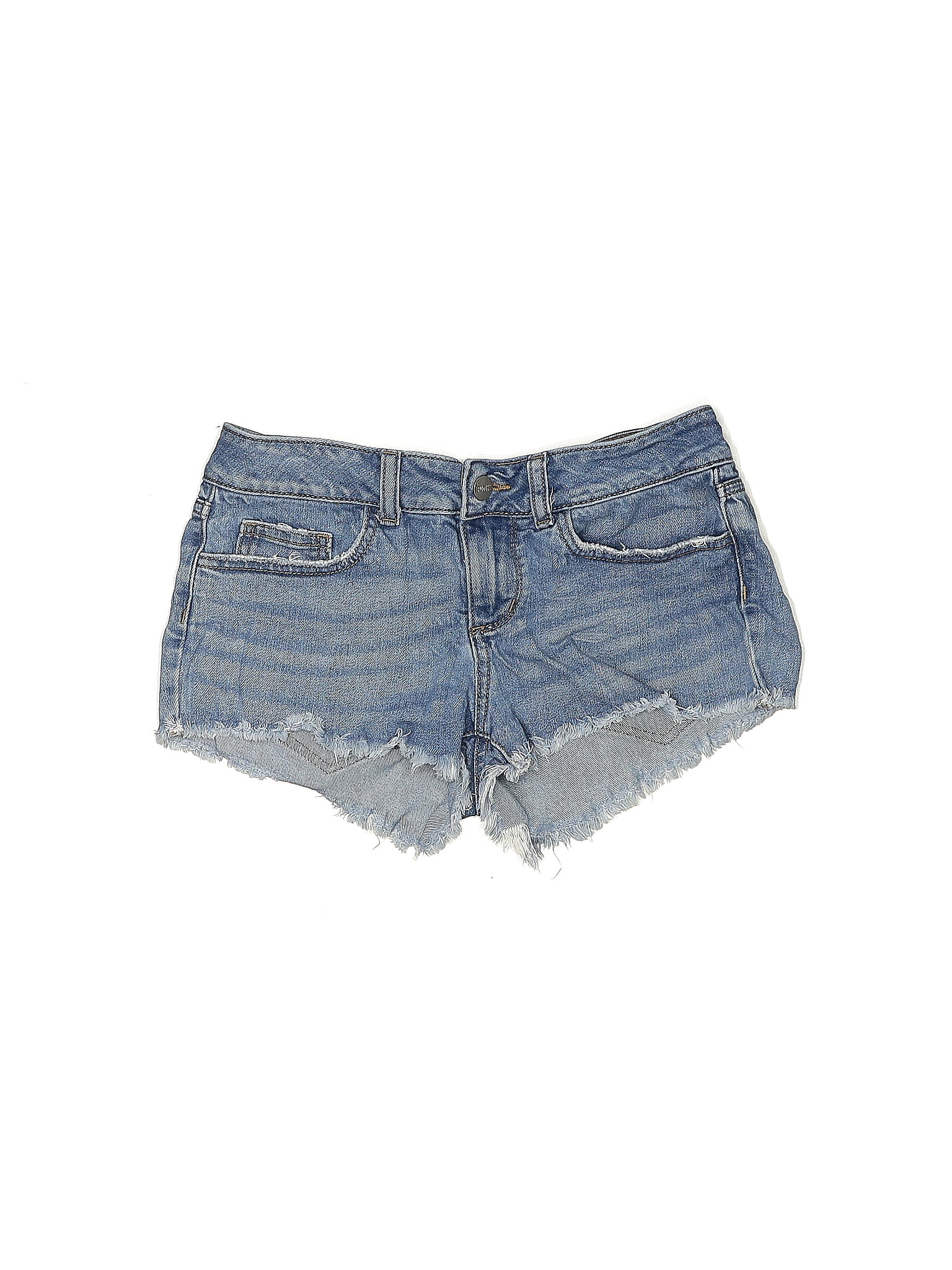 Victorias Secret Pink Blue Denim Shorts Size 2 44 Off Thredup