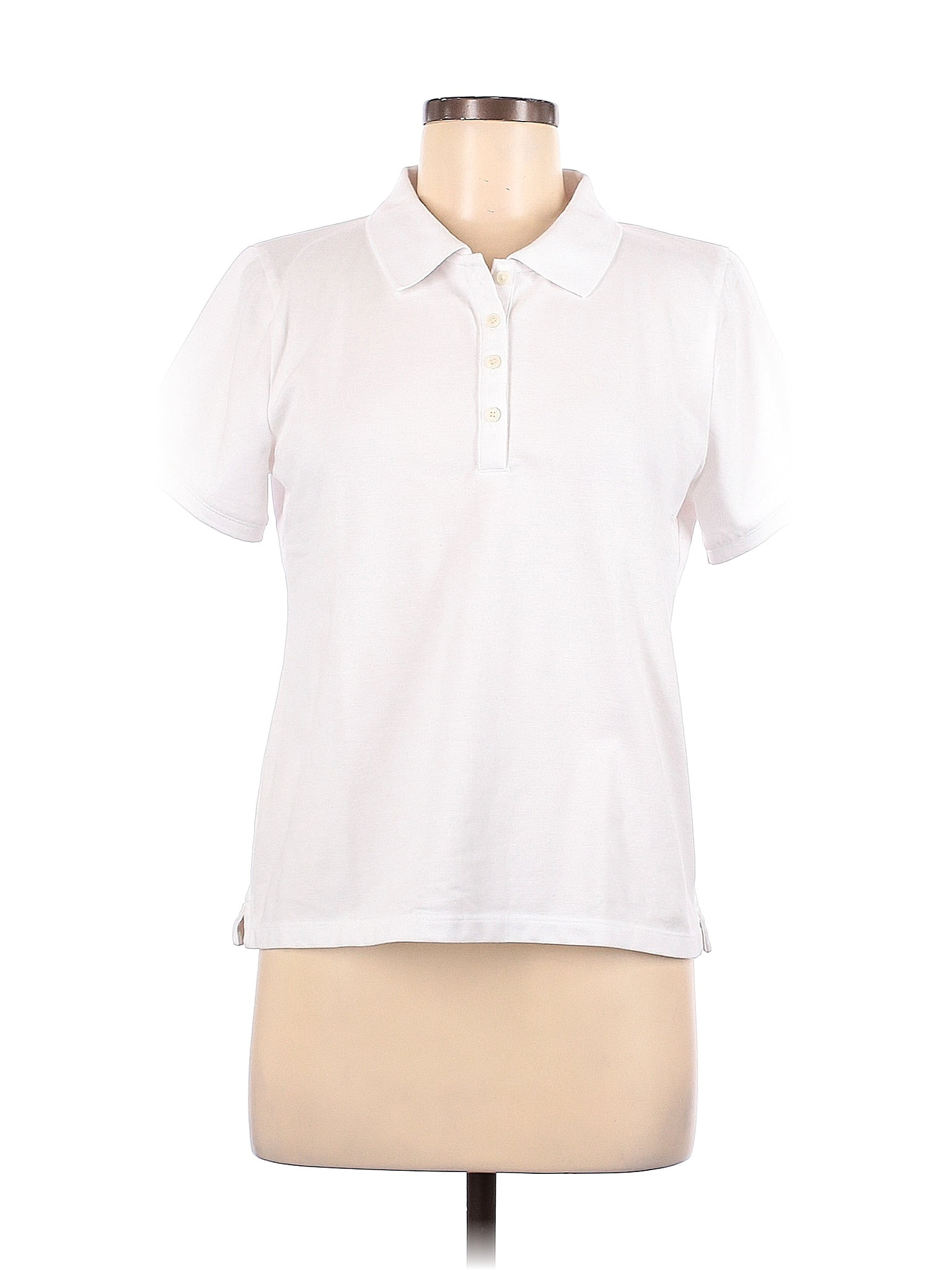 J Crew Factory Store White Short Sleeve Polo Size M 64 Off Thredup