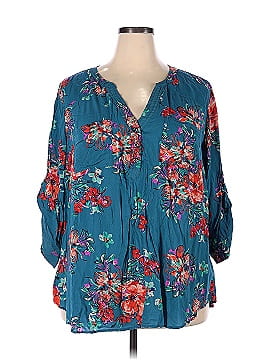 Torrid 3/4 Sleeve Blouse (view 1)