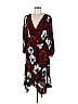 Plenty By Tracy Reese Floral Maroon Burgundy Casual Dress Size M - photo 1