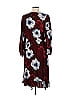 Plenty By Tracy Reese Floral Maroon Burgundy Casual Dress Size M - photo 2