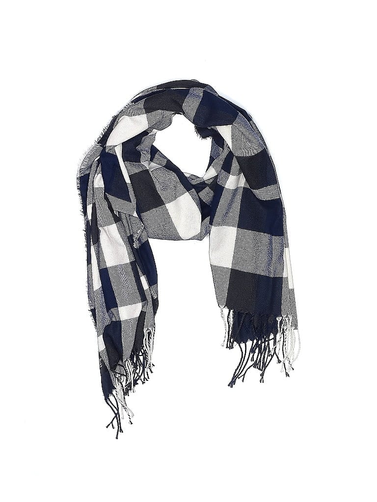 Pre-owned Plush Scarf In Blue