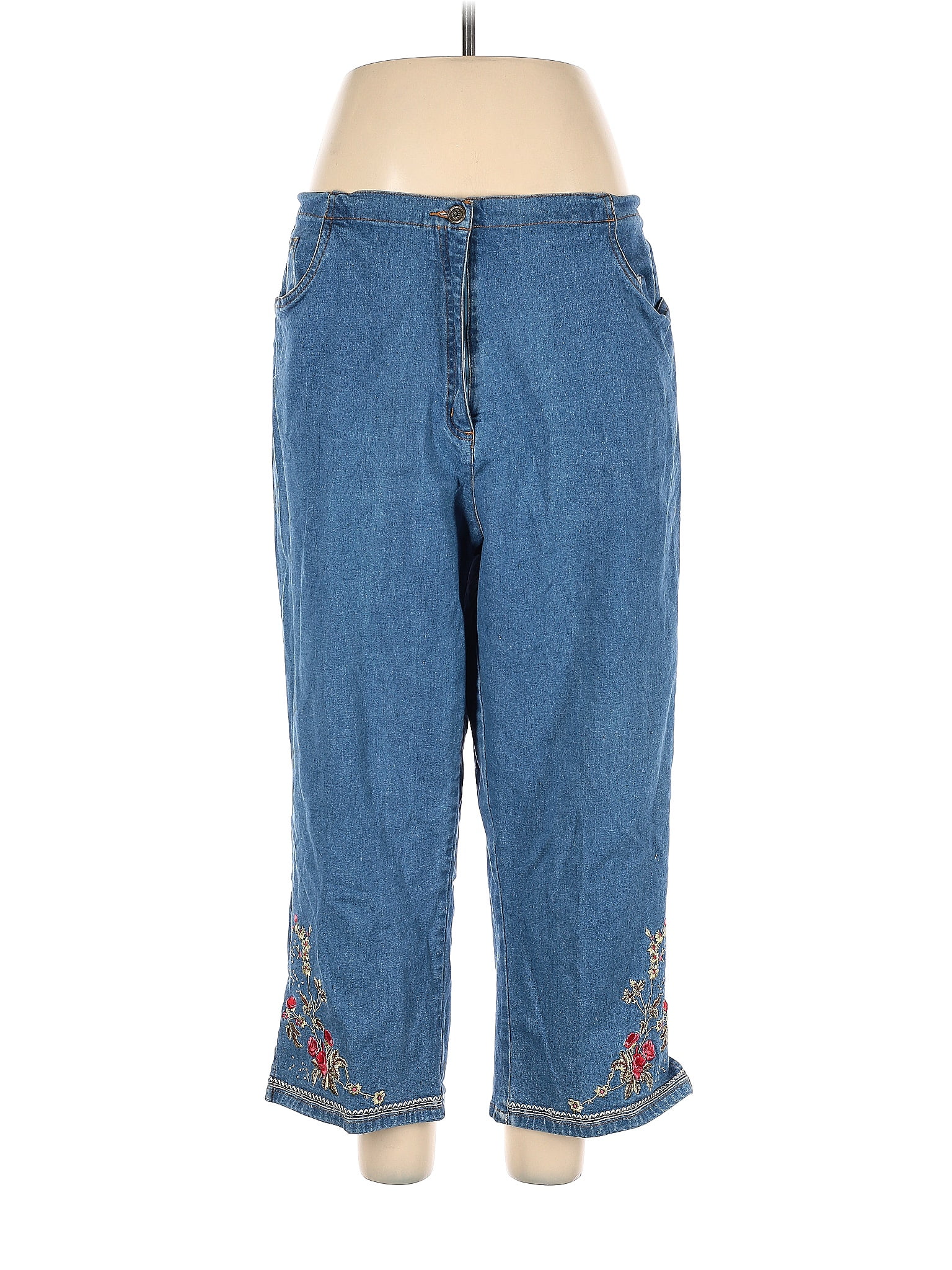 Denim & Co Blue Jeans Size 1X (Plus) 37 off thredUP