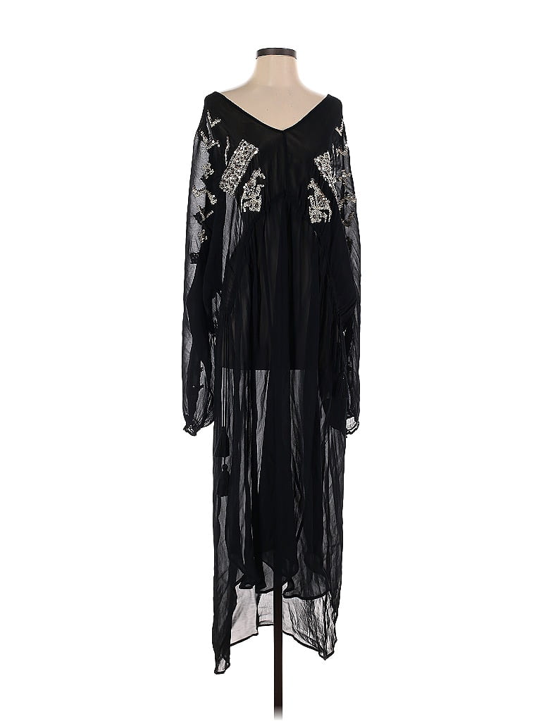 Free People 100% Viscose Black Cocktail Dress Size S - 70% off