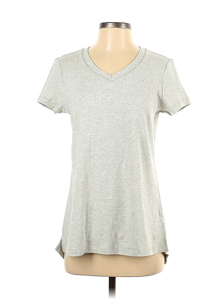 Isaac Mizrahi LIVE! 100% Cotton Gray Short Sleeve T-Shirt Size XS - 75% ...