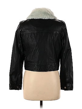 Slate & Willow Leather Trucker Jacket (view 2)