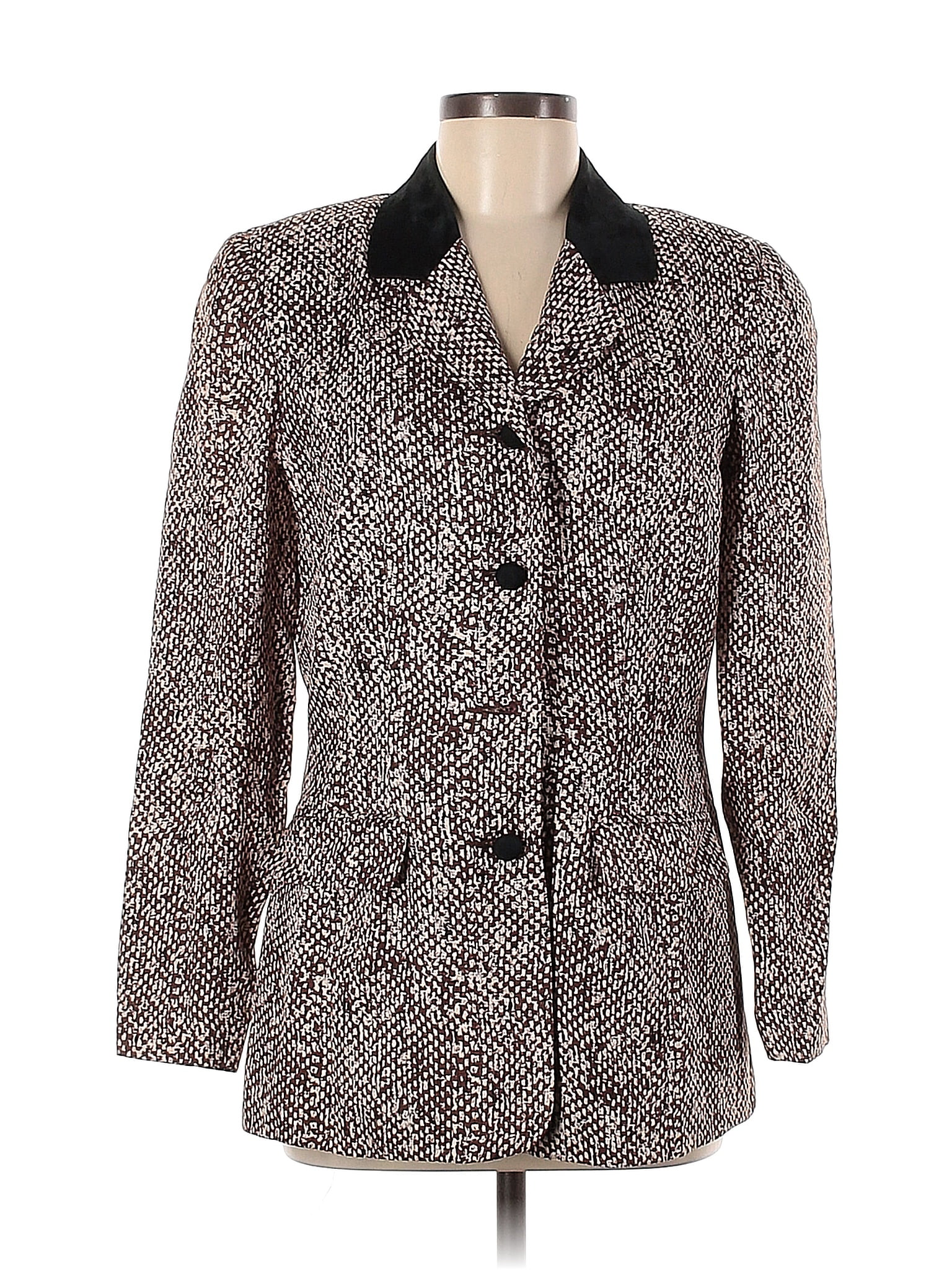 Ensemble Adriana Papell 100% Soie - Top Et Jupe Taille 6, Occasion Très Bon état, Motif Pois