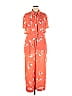 Fame And Partners 100% Polyester Orange Jumpsuit Size 16 - photo 1