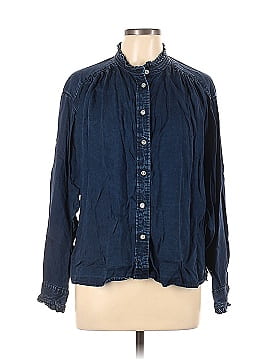 Ann Taylor LOFT Long Sleeve Button-Down Shirt (view 1)