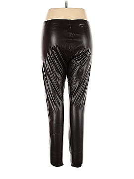 Hue Faux Leather Pants (view 2)