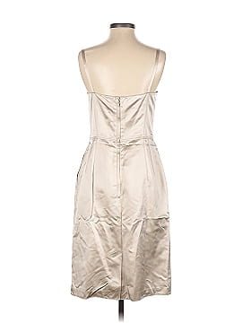 Dolce & Gabbana Satin Corset Bustier Champagne Cocktail Dress (view 2)