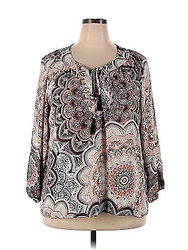 Soho JEANS NEW YORK & COMPANY Long Sleeve Blouse (view 1)
